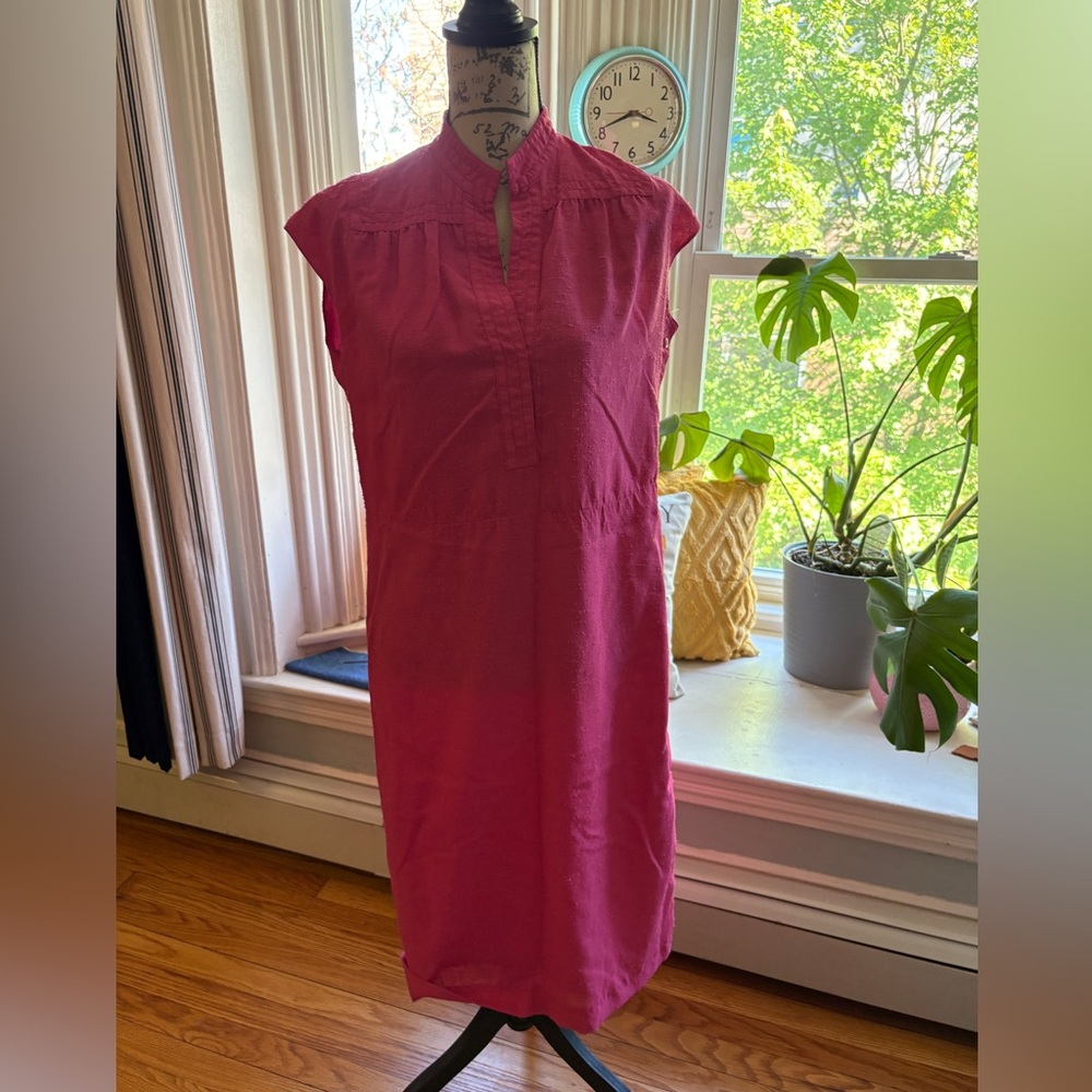 Vintage Ein Fink Modell Sz 38 US M Sleeveless Maxi Dress Pink